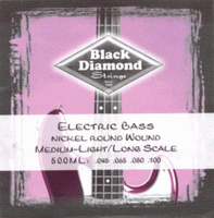 Black Diamond Electric Bass Guitar Nickel Wound 45-100 500ML