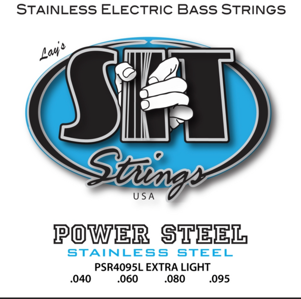 S I T Strings Electric Bass strings Stainless Steel Long Extra Light-40-95 Part SRB4095L