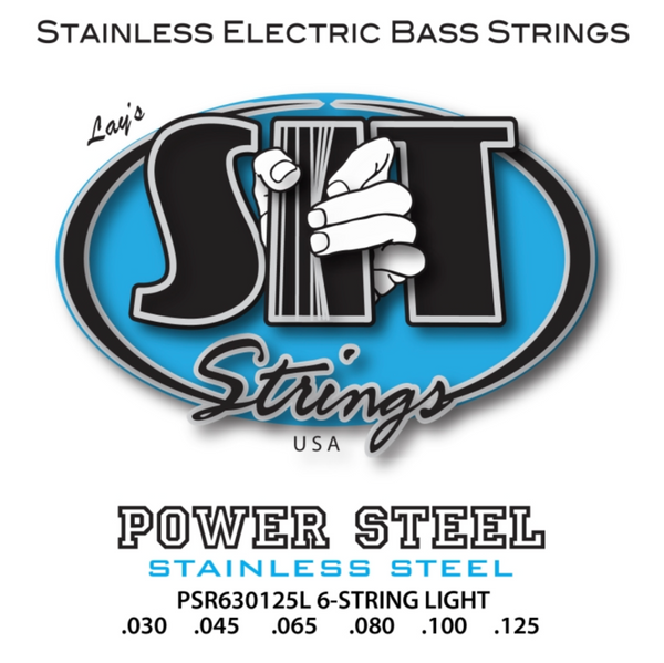 SIT POWER STEEL STAINLESS STEEL BASS PSR630125L 6-STRING