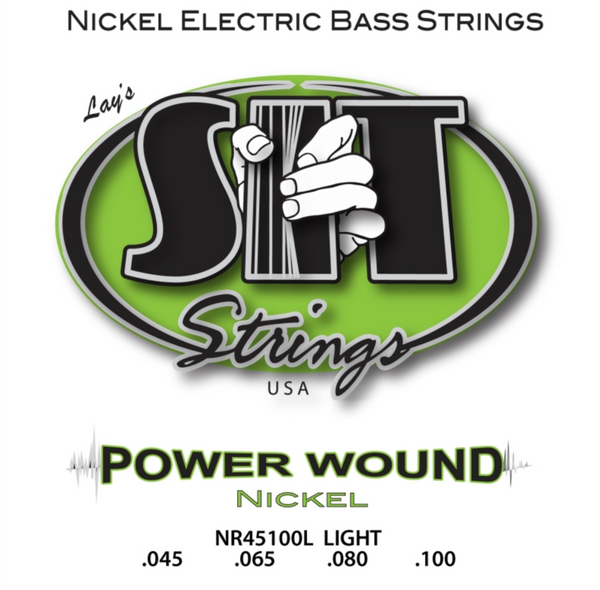 S I T Strings Electric Bass strings Rock Brights Nickel Long Light 45-100 Part #NR45100L