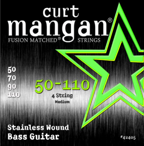 Curt Mangan 50-110 Stainless Wound Medium Set