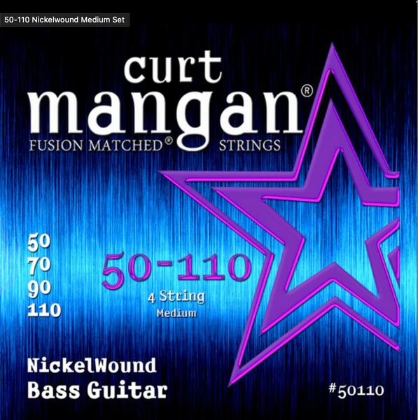Curt Mangan 50-110 Nickelwound Medium Set