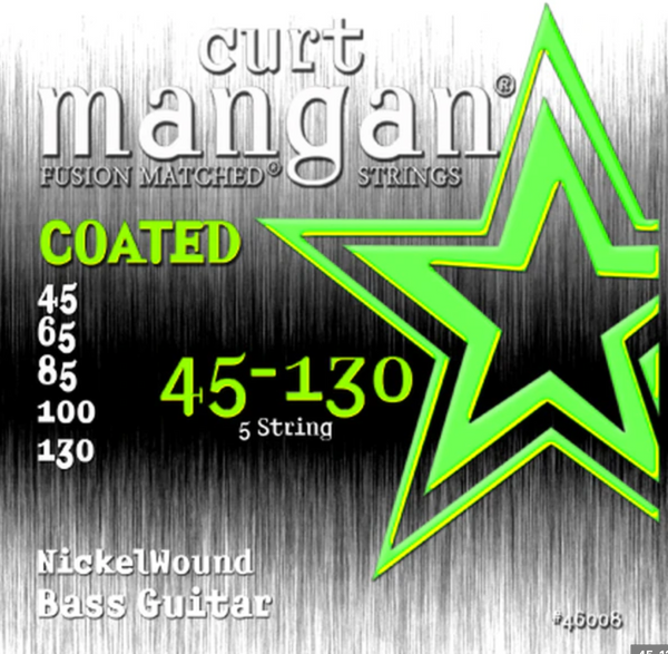 Curt Mangan 45-130 Nickel Bass 5-String COATED