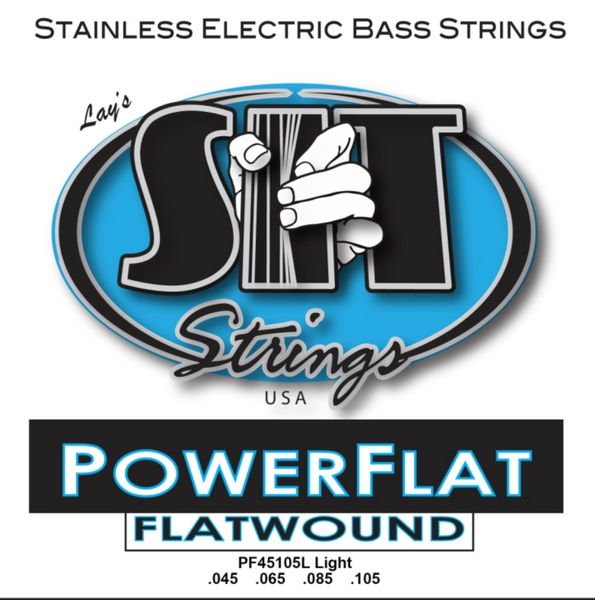 SIT POWER FLAT FLATWOUND BASS PF45105L 4-STRING LIGHT POWER FLAT BASS