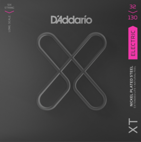 DAddario 32-130, Regular Light, 6-string, XT Coated Nicke