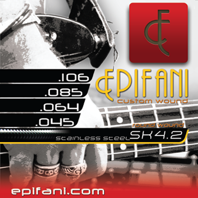Epifani Custom Bass Strings 4 string bass SK 45-64-85-106