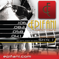 Epifani Custom Bass Strings 4 string bass SK 41-58-83-106