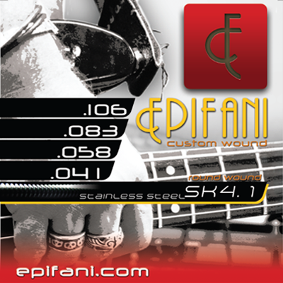 Epifani Custom Bass Strings 4 string bass SK 41-58-83-106