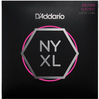 D'Addario NYXL electric bass string Set Long Scale, Regular Light, 45-100