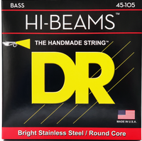DR Strings Electric Bass - Hi-Beam Stainless Steel Medium 45-105 MR-45