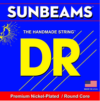 DR Strings Electric Bass Sunbeams Nickel Plated on Round Cores Medium 5's 45-65-85-105-125 NMR5-45