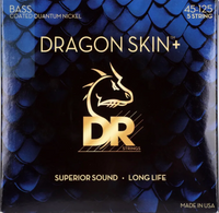 DR Dragon Skin K3 Coated Bass Strings DSB5-45 Med 5 String 45-125