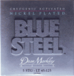 Dean Markley Bass Blue Steel Nickel Plated 5 String Light 5, 45-60-80-100-125DM-2678A