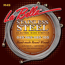 LaBella Electric Bass Strings Stainless Steel Round Wound 45-65-85-105 M45