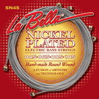 LaBella Nickel Plated Electric Bass Strings Round Wound 45-65-85-105 SN45