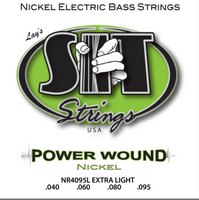S I T Strings Electric Bass Rock Brights Nickel Long Extra Light-40-95 Part# NR4095L