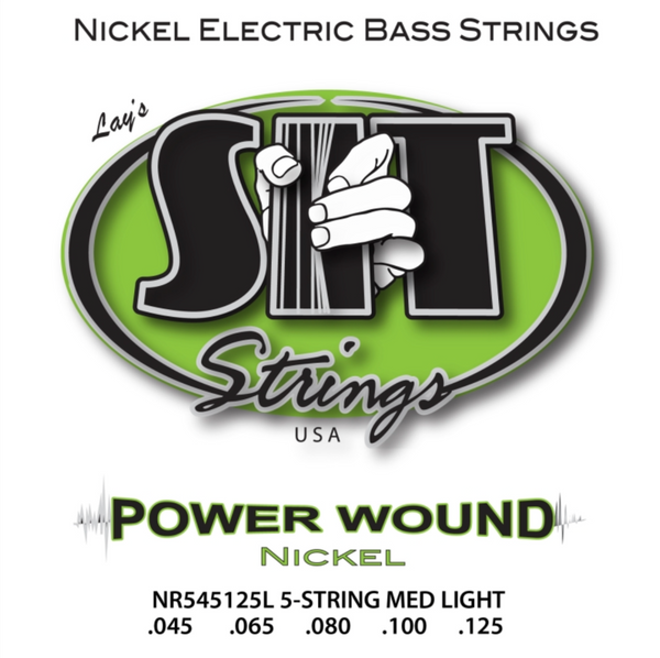 S I T Strings Electric Bass strings Rock Brights Nickel Long 5 String Light Part #S I T Strings Electric Bass strings Rock Brights Nickel Long 5 String Light Part NR545125L