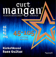 Curt Mangan Bass Guitar String Nickel Round Wound 4 Strings Bass 45-65-85-105 Part#45105