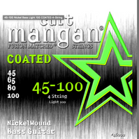 Curt Mangan 45-100 Nickel Bass Light 100 COATED 4-String