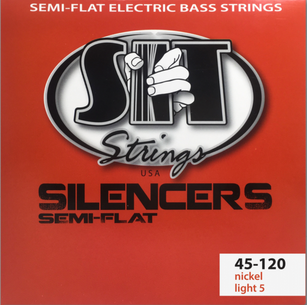 SIT NRL545120L 5-STRING LIGHT SILENCER NICKEL SEMI-FLAT BASS