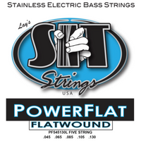 SIT POWER FLAT FLATWOUND BASS PF545130L 5-STRING LIGHT POWER FLAT BASS