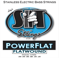 SIT POWER FLAT FLATWOUND BASS 6 String set
