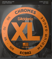 D'Addario 50-105 Medium, Long Scale, XL Chromes