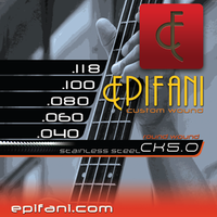 Epifani Custom Bass Strings 5 string bass CK 40-60-80-100-118