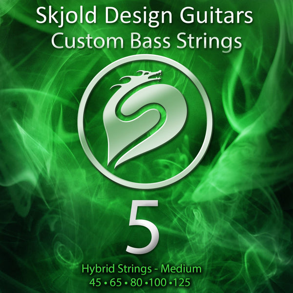 Skjold Bass Guitar Strings 5 String Bass Nickel