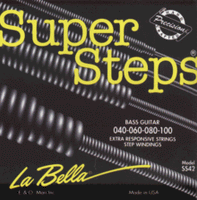 La Bella Electric Bass Super Steps Custom Light 40-60-80-100 SS42