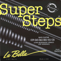 La Bella Electric Bass Super Steps 6 String Standard Scale 29-40-60-80-100-128 SS42CB