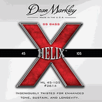 Dean Markley Helix Steel Plated Medium Light Gauge Electric Bass 4,45-105 DM2614