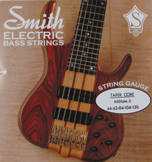 Ken Smith Electric Bass Custom Stainless Round Wound 5 String 44-63-80-102-125 Taper AA-TCRML-5