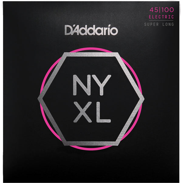 D'Addario NYXL electric bass string Set Long Scale, Regular Light, 45-100